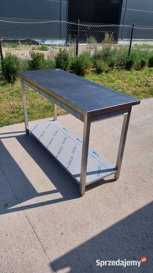 Stół ze stali z półką 150x60x90 Gastronomia Kazuń Polski