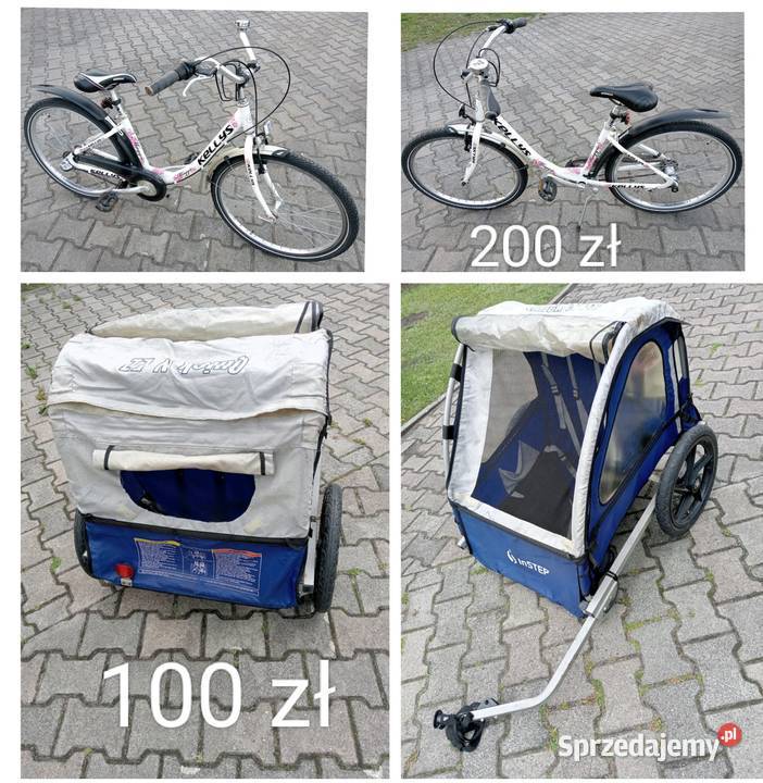 Przyczepka rowerowa dzieci do transportu pieska Pozostałe śląskie Jaworzno