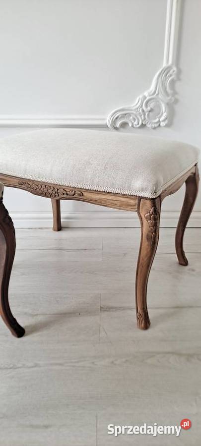 Stylowa pufa podnóżek stołek siedzisko taboret 44cm Szczecin sprzedam