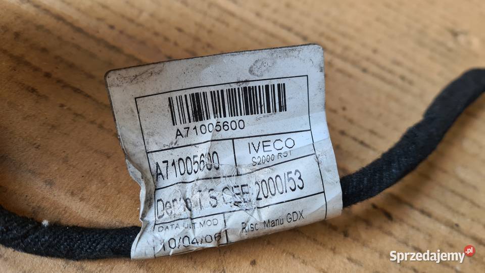 IVECO DAILY 4 0611 wiązka instalacja nagrzewnicy dolnośląskie Legnica