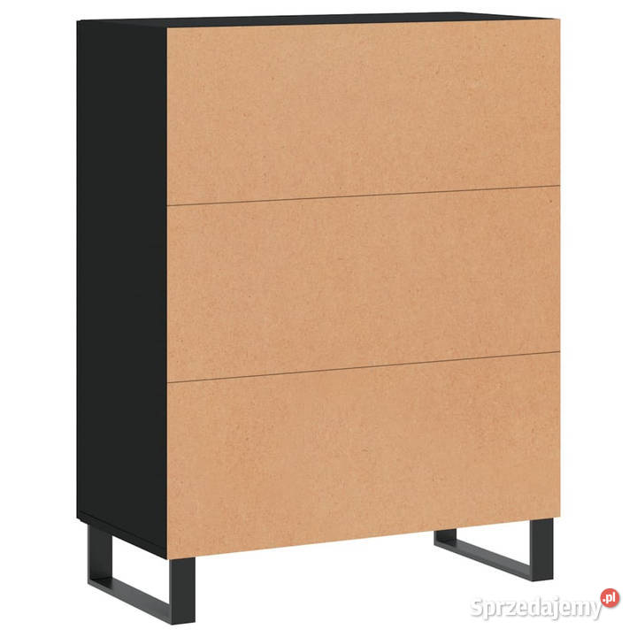 Szafka czarna 695x34x90 materiał drewnopochodny Warszawa sprzedam