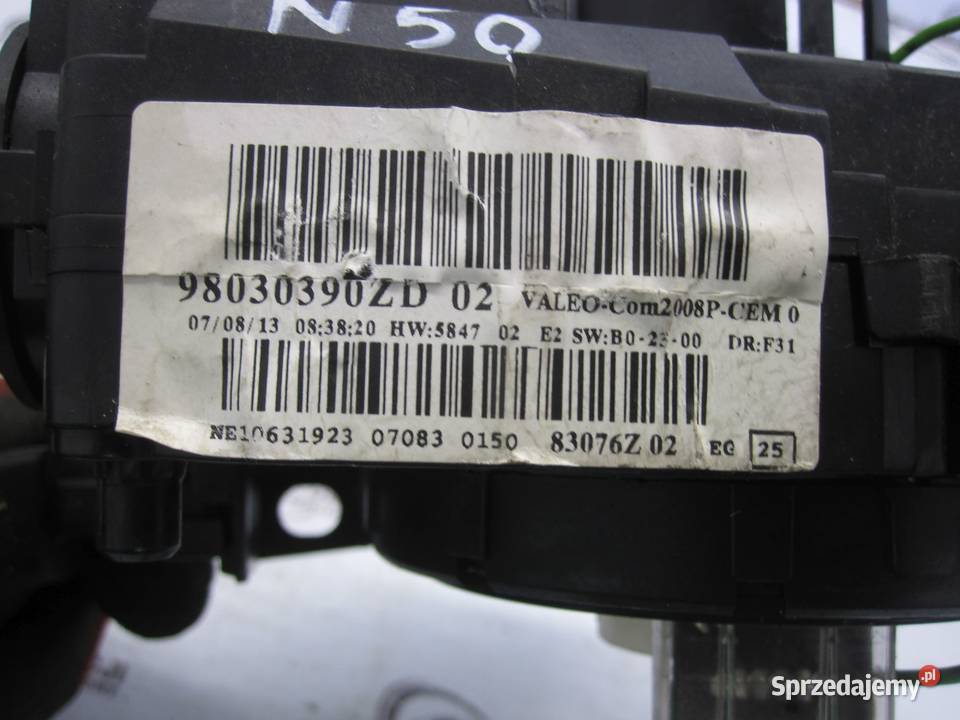 PEUGEOT 208 I 13r przełącznik zespolony osobowe Kielce