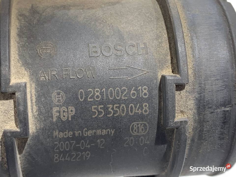 PRZEPŁYWOMIERZ OPEL ASTRA H 0281002618 19 100 osobowe