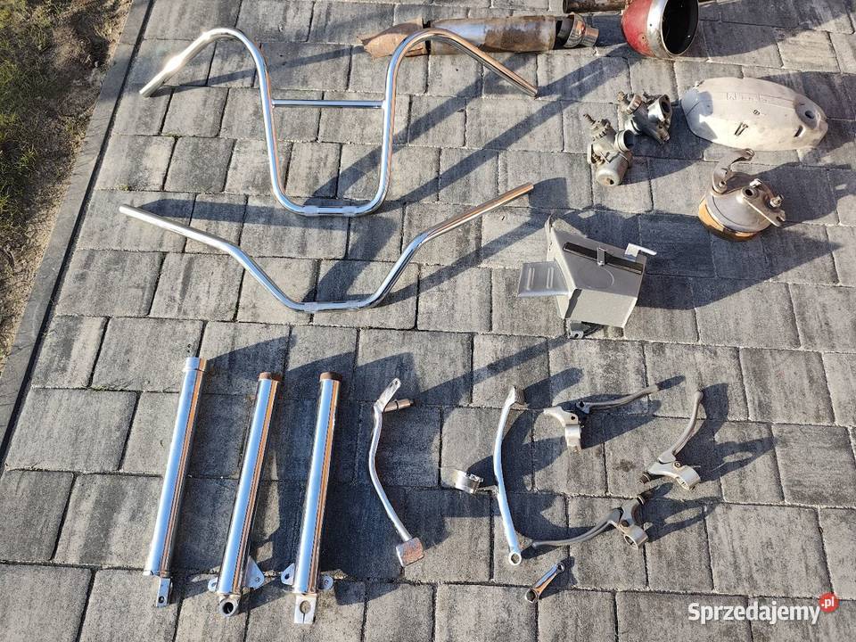 Rama tłumik kierownica wsk lelek Dudek bąk wfm Nekla