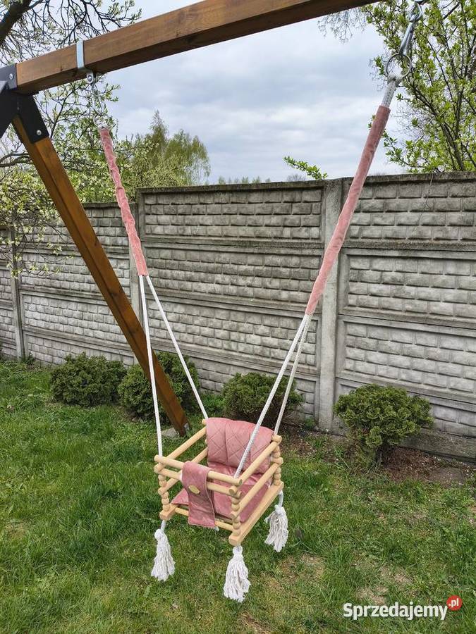 Huśtawka dziecięca welurowa Łódź sprzedam