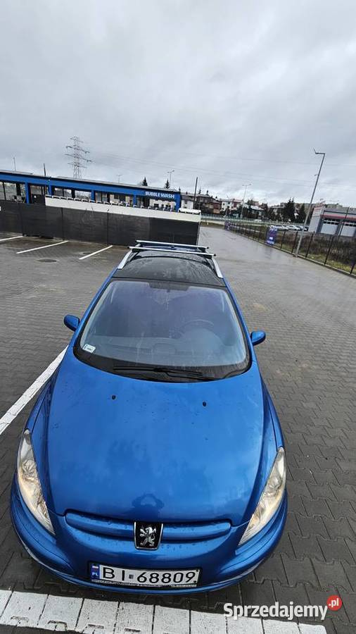 Peugeot 307SW 16HDI Klima Panorama oszczędny podlaskie Białystok