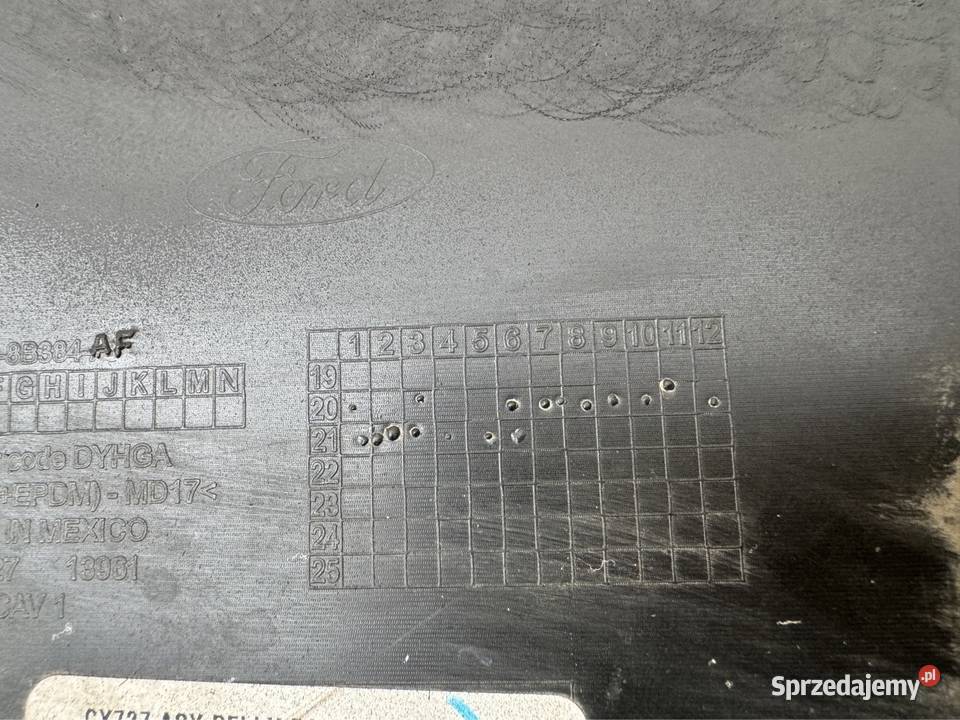 Płyta osłona zderzaka przód ford mustang Mache wielkopolskie Międzychód