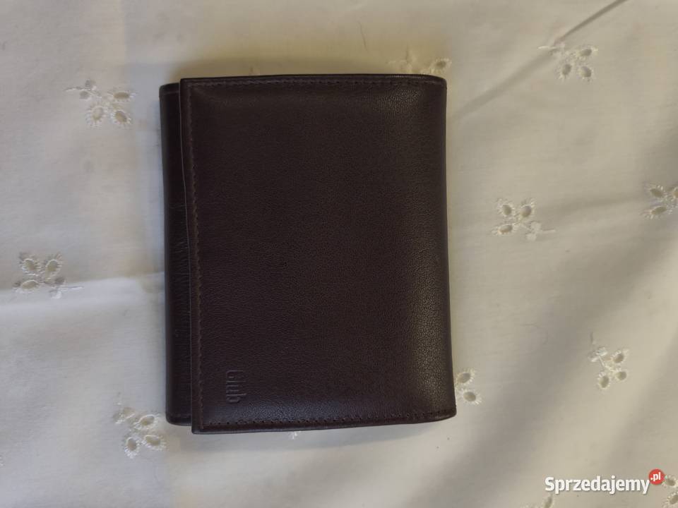 Portmonetka męska Nowa z miękkiej skóry lubelskie