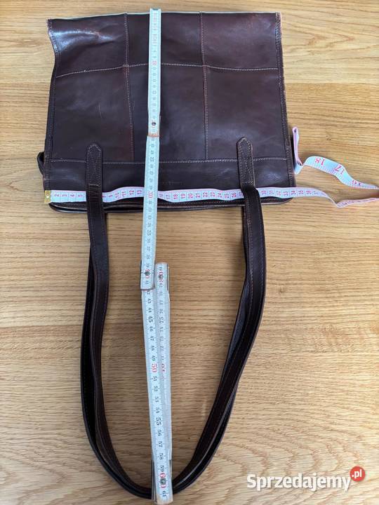Skórzana torebka damska f Cholewiński używana Zbąszynek