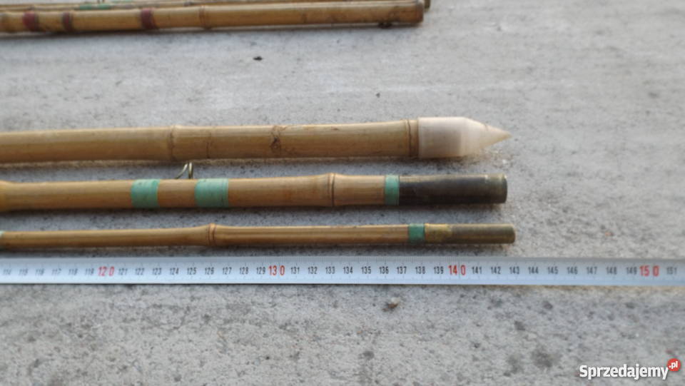 Stare wędki Bambusowe zestaw Grodziczno sprzedam