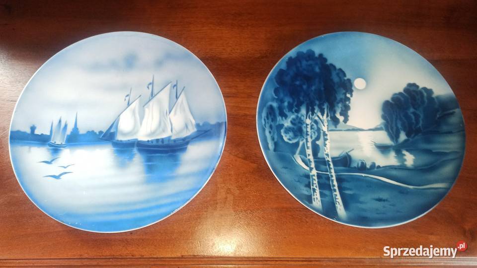 Wielka patera Villeroy Boch V B Żagle brzozy Porcelana i szkło Gdańsk