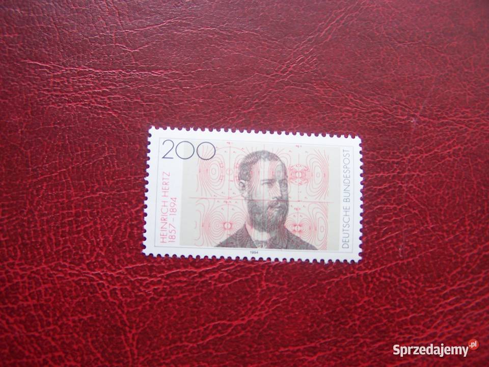 Niemcy 1994 MNh 100 lecie śmierci Heinrich Hertz Filatelistyka śląskie sprzedam