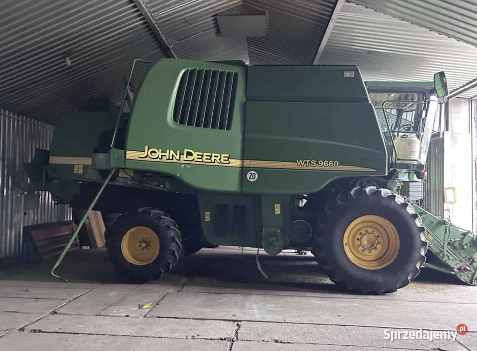 Kombajn zbożowy John Deere 9660 WTS z 2004 roku