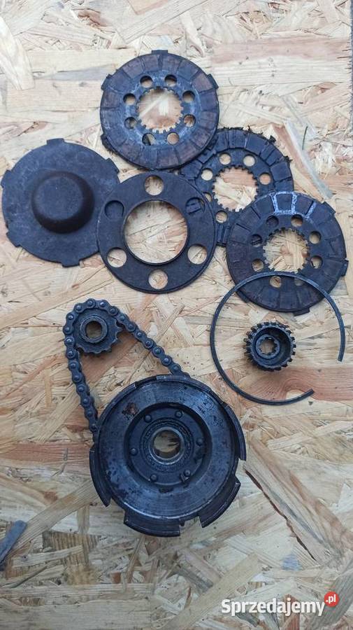 Wsk 125 kosz sprzęgła łańcuch zabierak docisk Kosze sprzęgłowe Brzozów