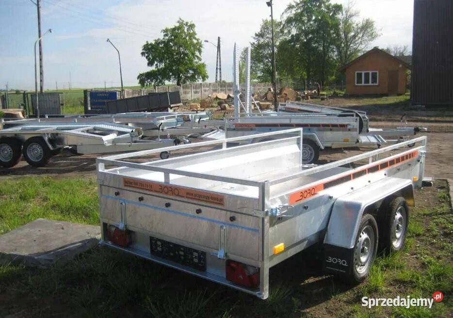 Przyczepka dwuosiowa przyczepa tandem BORO zachodniopomorskie