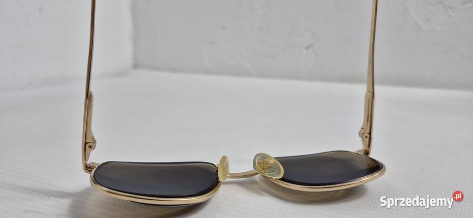 Okulary LUXOTTICA KLIX 2 Vintage Italy Pozłacane