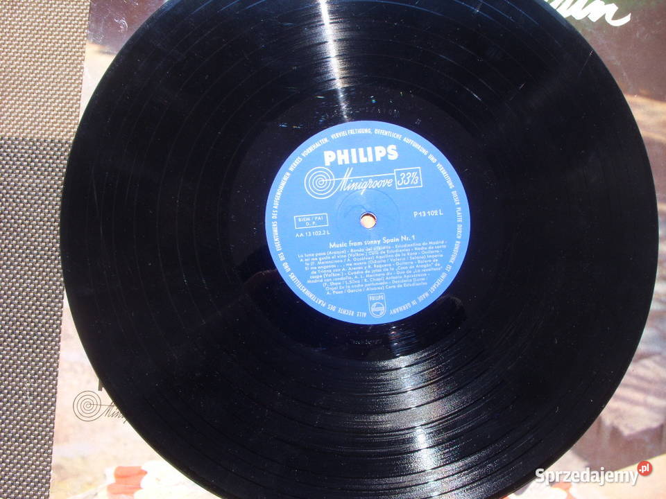 Winyl LP MUSIC FROM SUNNY SPAIN 1PHILIPS P13