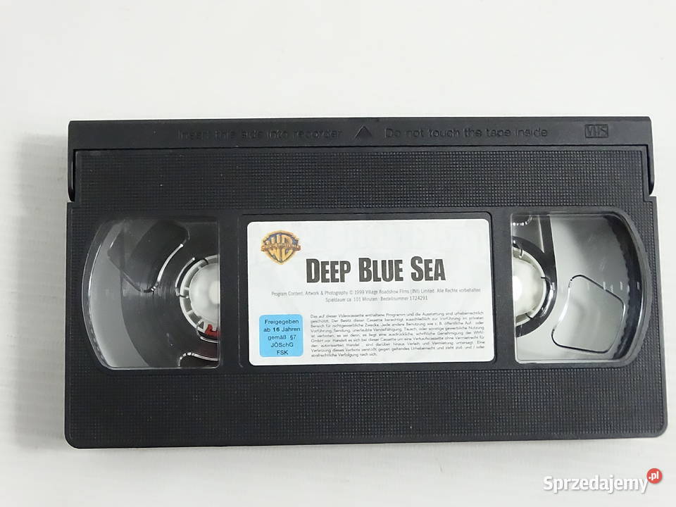 Kasa VHS Piekielna głębia Deep Blue Sea Wydanie Biłgoraj