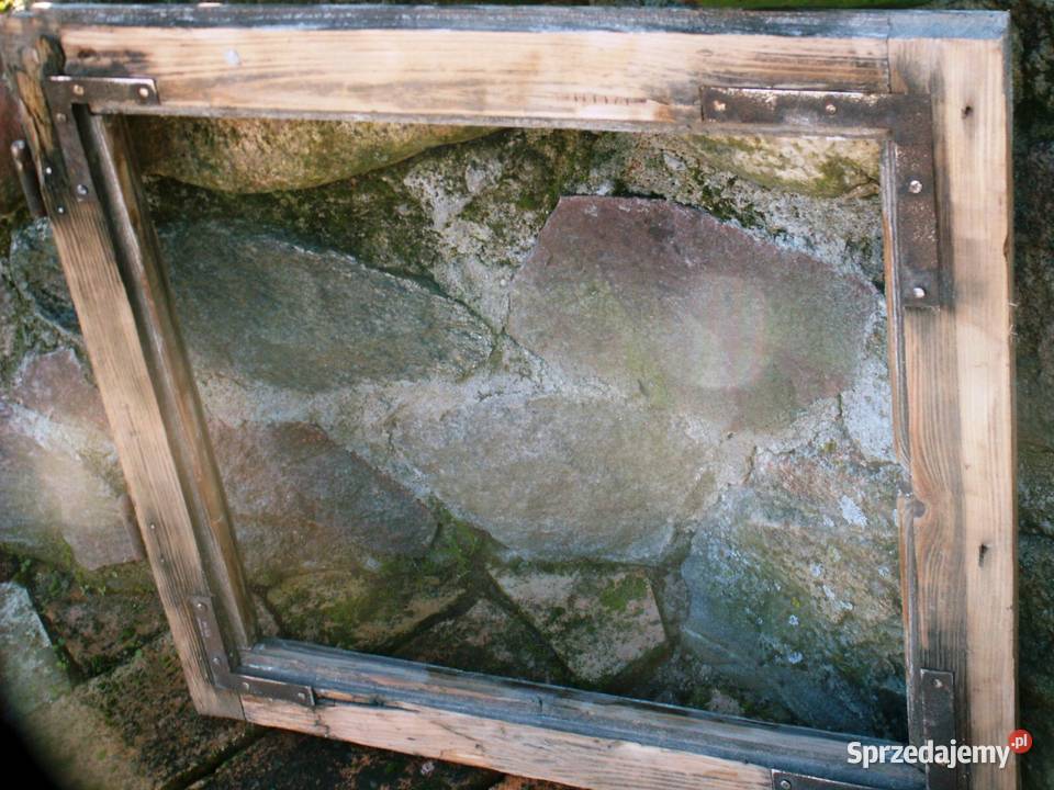 Rama okienna lustro grill wędzarnia altana 51x46 Ełk