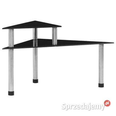 vidaXL Półka kuchenna czarna 495x35x26 hartowane Pojemniki Warszawa