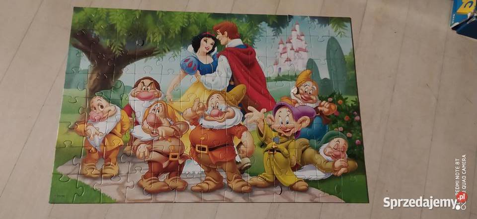 królewna śnieżka i siedmiu krasnoludków puzzle wielkopolskie Poznań