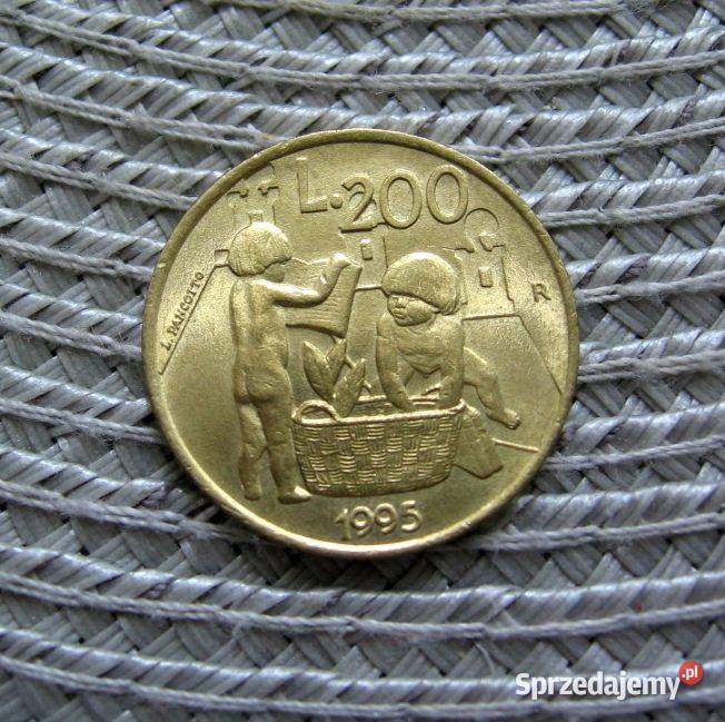 San Marino 200 Lirów 1995r Kalisz