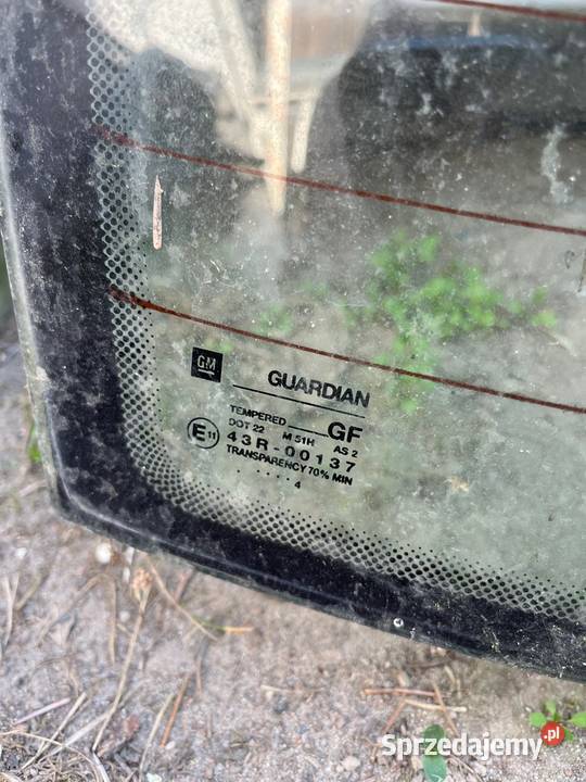 Opel Vectra A szyba tył sedan GM Rok produkcji 1994 Płock