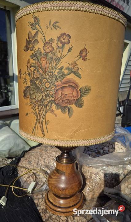 Lampa gabinetowa rustykalna Antyki, Sztuka, Kolekcje Goleniów