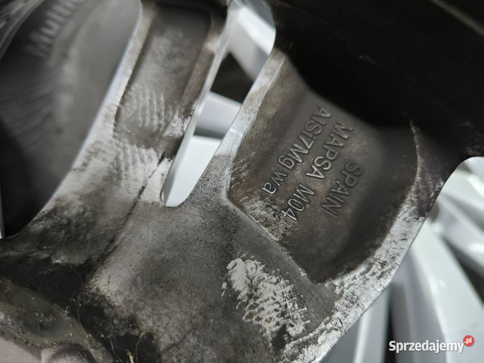 Felgi aluminiowe koła ms VW Polo 15 555x100 et śląskie Jastrzębie-Zdrój sprzedam