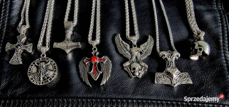 Wisiorek zawieszka stalowa czaszka czacha Harley Sochaczew
