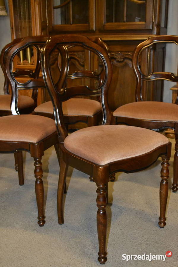 krzesła z tapicerką 6 Meble Będzin