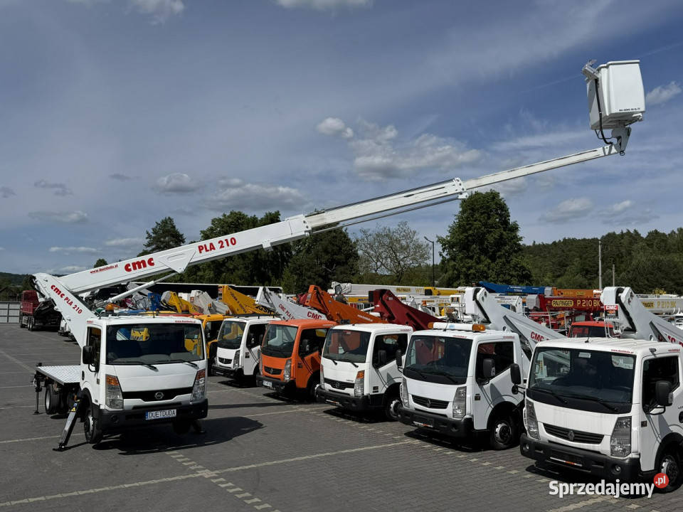 Nissan Cabstar Podnośnik Koszowy 21m CMC PLA 210 Widełki