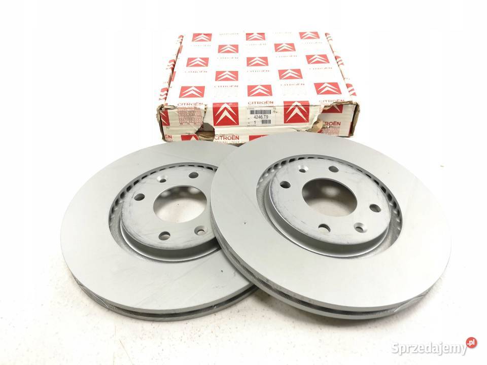 TARCZE HAMULCOWE PRZÓD CITROEN XANTIA ZX 4246T9
