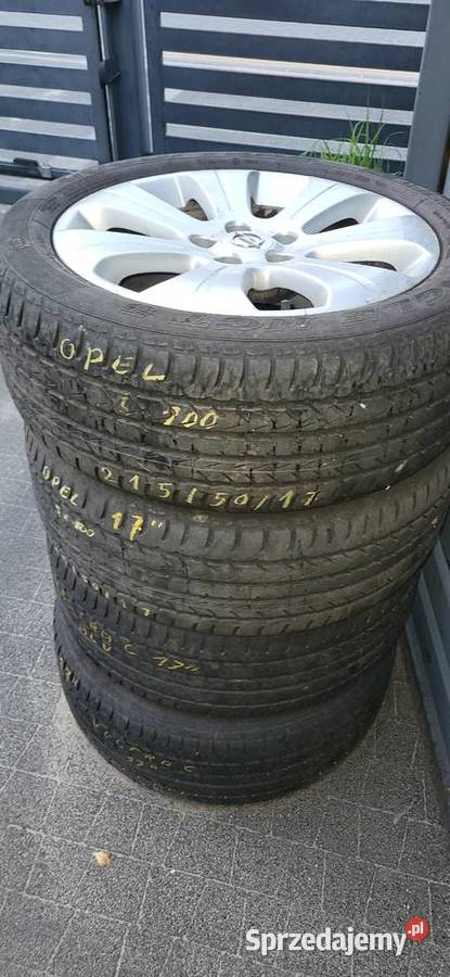 Alufelgi 17 5x100 do Opla VectraAstra Zafira i Motoryzacja Koluszki sprzedam