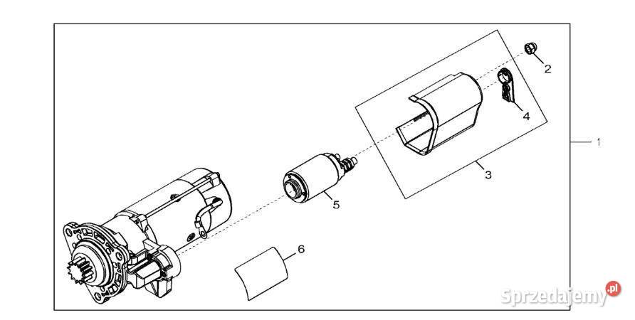 John Deere 9470RX Rozrusznik regener SE502679 Jastrzębniki