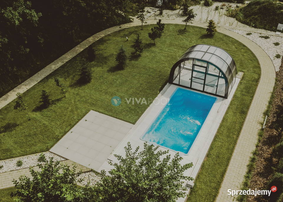 Wysokie zadaszenie basenu OPERA 1029 x 500 x 250 Altany i wiaty