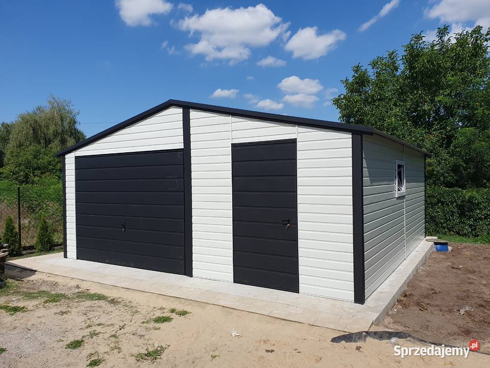 Garaż blaszany garaże na wymiar blaszaki śląskie Tychy