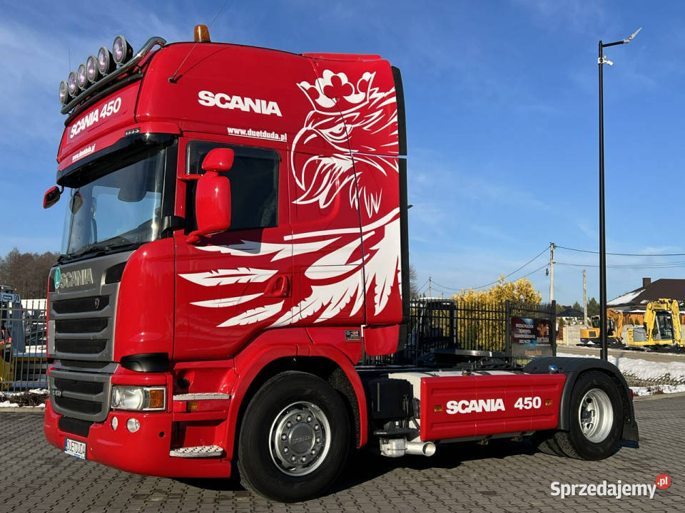 Scania R 450 Topline E6 4x2 Retarder Klima elektryczne szyby Widełki sprzedam