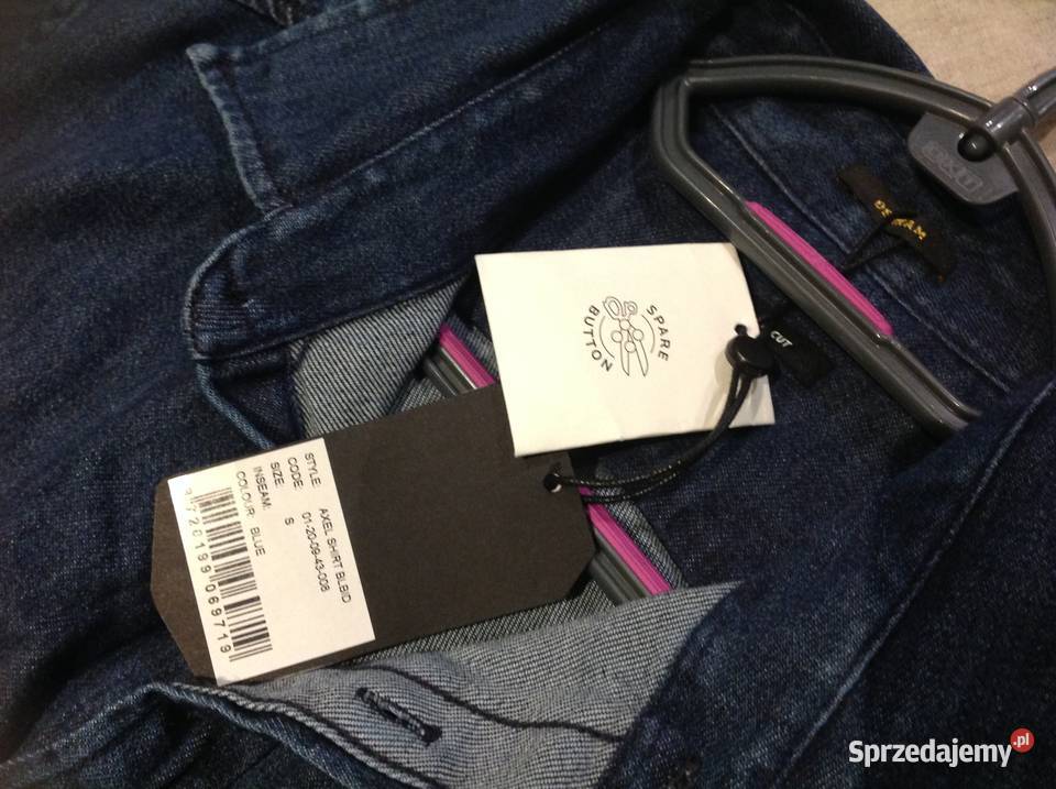 Koszula Jeans Męska DENHAM r S Nowa Rozmiar S Nowa Sól