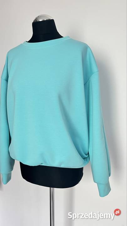 Bluza damska masełko wiskoza bawełna Turkusowa Odzież damska Lublin