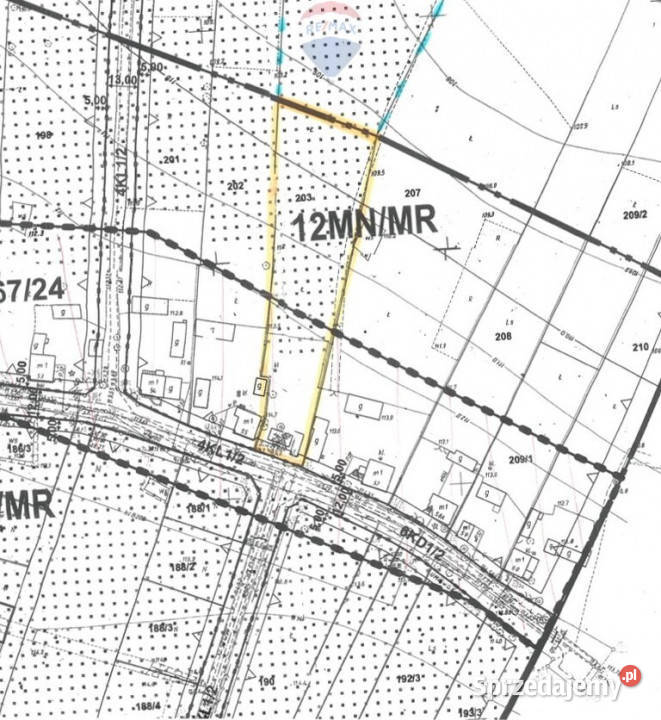 176 ha Sierzchów MPZP 18m Sprzedaż sprzedam