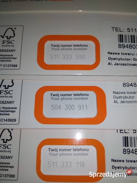 Złoty prosty numer telefonu Złote proste numery mazowieckie Warszawa sprzedam