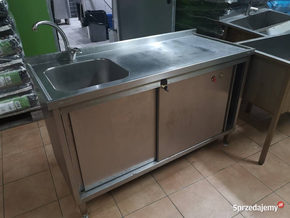 stół ze zlewem na szafce nierdzewny mazowieckie