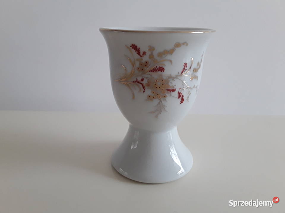 Porcelanowy kieliszek na jajko wielokolorowy Warszawa