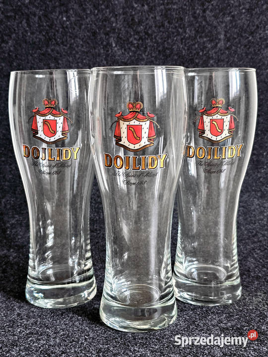 szklanki pokal kufel piwo Dojlidy 300 ml Krosno