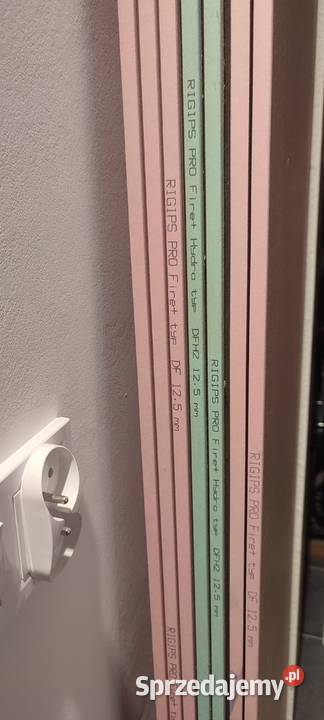 Płyta gipsowa PRO Fire typ DF 1200x2000x125mm Wrocław sprzedam