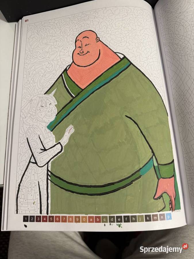 Zestaw akrylowych flamastrów kolorowanka prawie