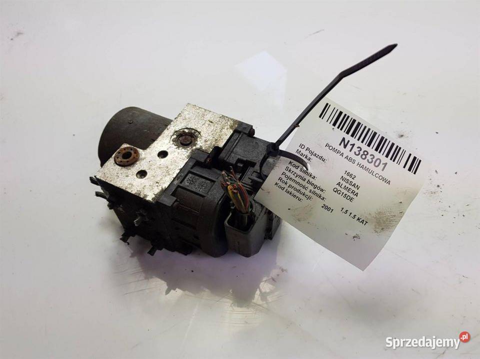 POMPA ABS HAMULCOWA NISSAN ALMERA 476605M301 osobowe Lipno sprzedam