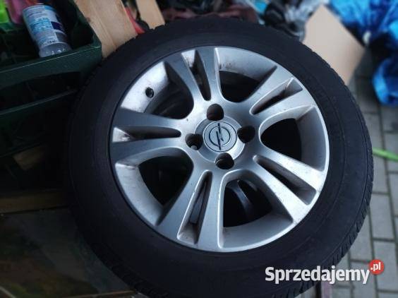Sprzedam ALUFELGI Z OPONAMI letnimi opel corsa 4 Średnica 15" sprzedam