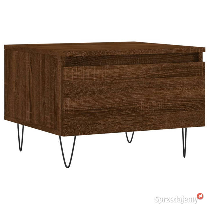 Stoliki kawowe 2 brązowy dąb 50x46x35 WM830875 Stoły